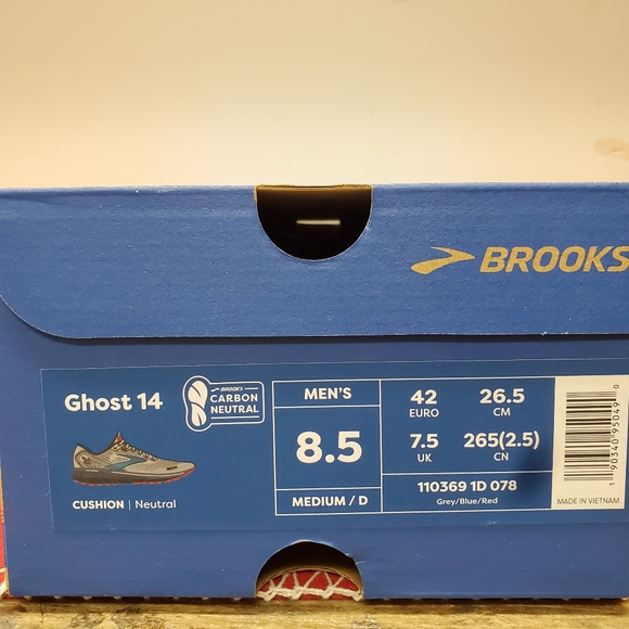 NIB Brooks Ghost 14 Running Shoes - Picture 5 of 8